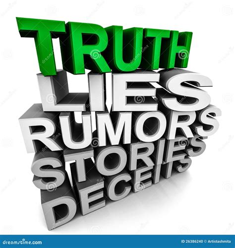 When Rumors Are Clothed as Truth .